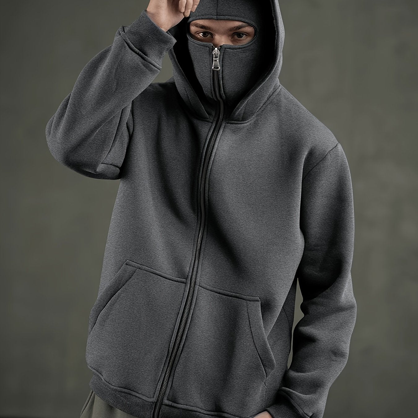 Premium Full-Zip Performance Hoodie - Heavyweight Athletic Wear