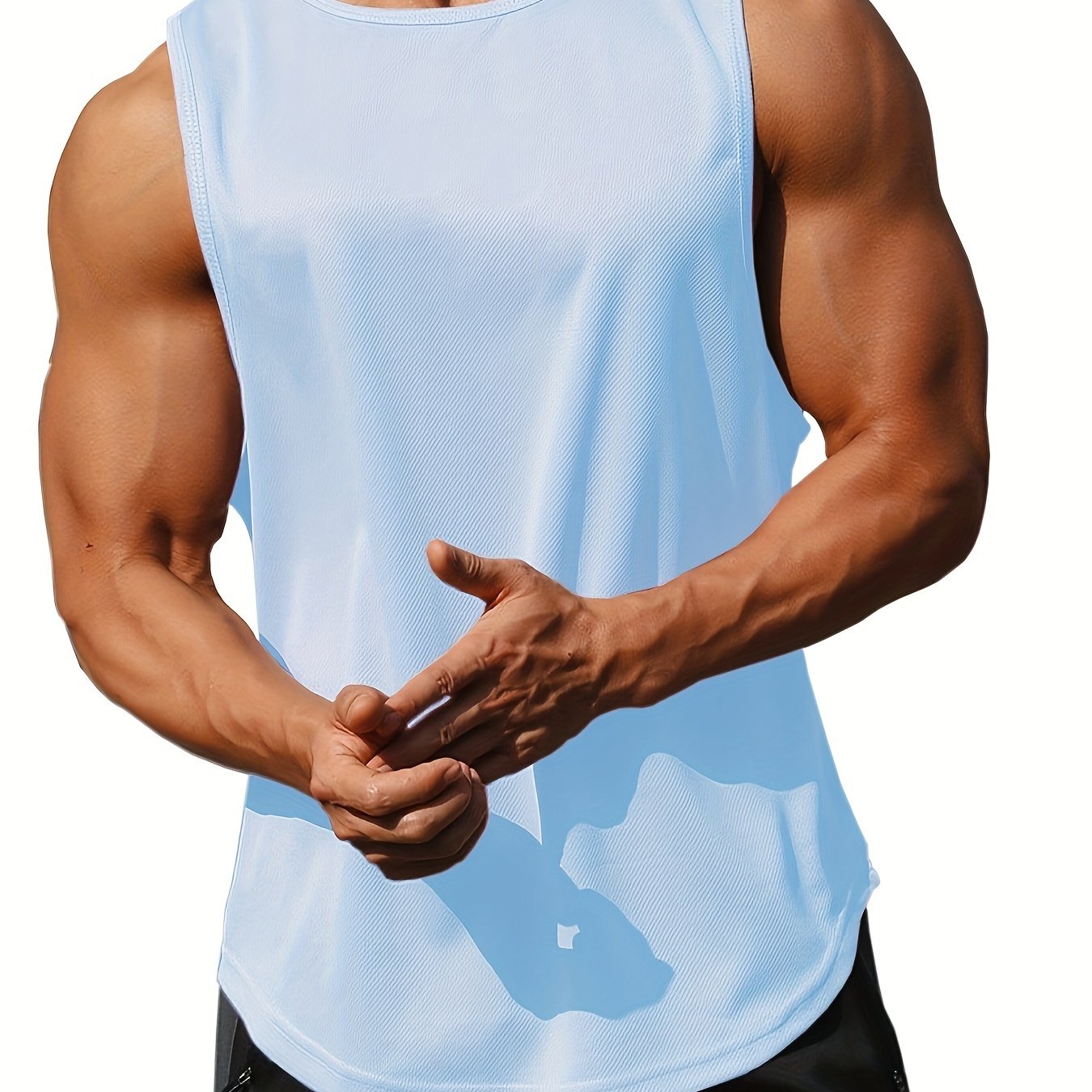 Men's Quick-Dry Athletic Tank Top - Sleeveless Running Shirt