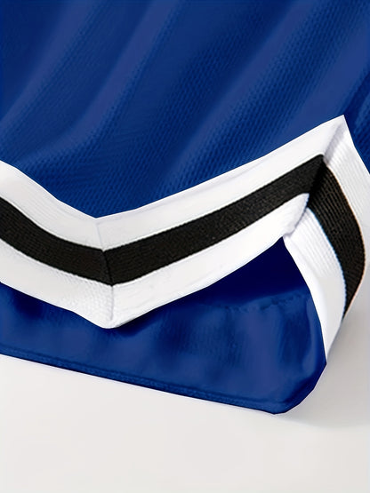 Men's Athletic Shorts - Chicago Print Drawstring Sport Shorts