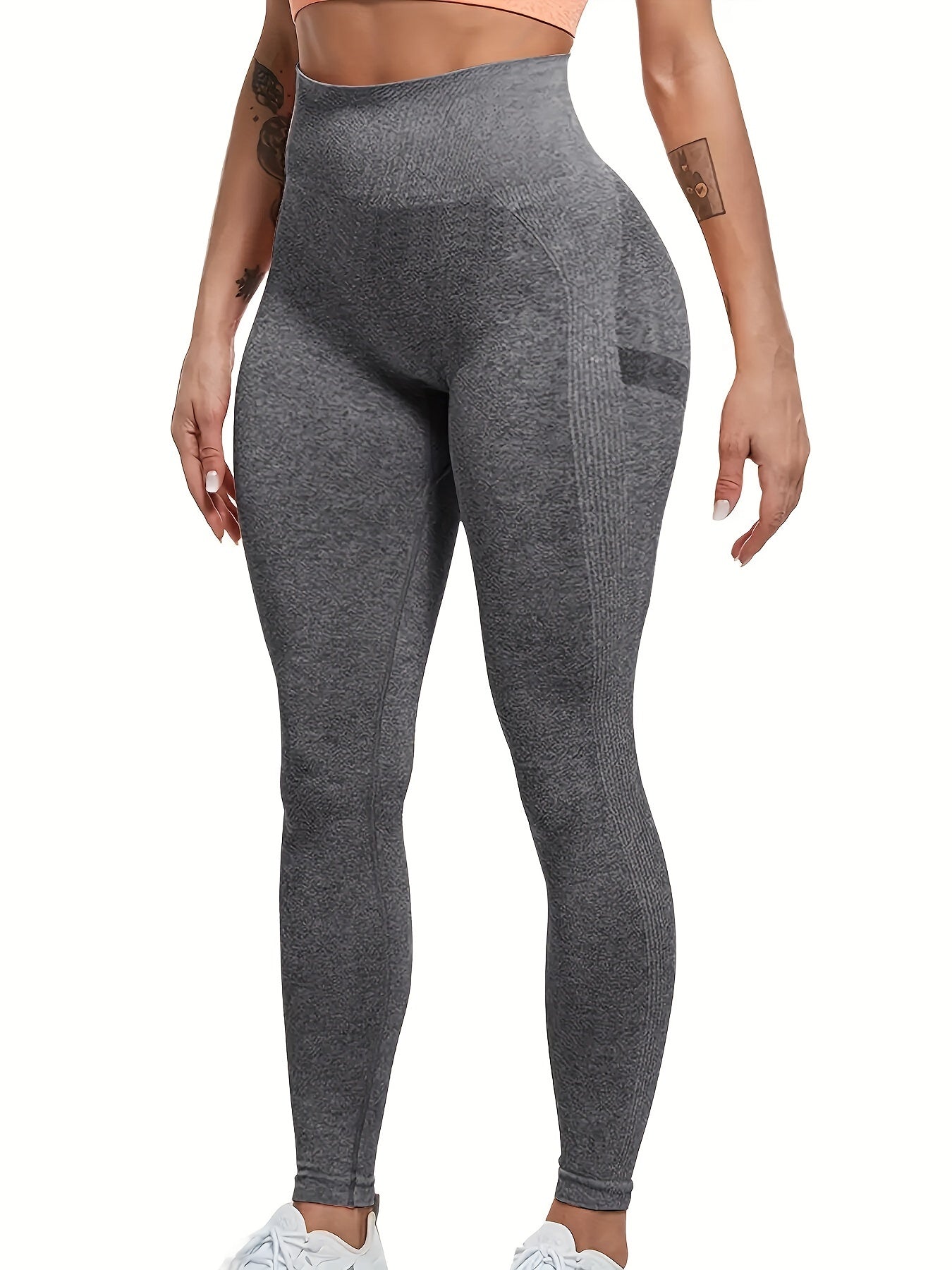 Women's Seamless High Waist Leggings - Tummy Control Yoga & Workout Pants