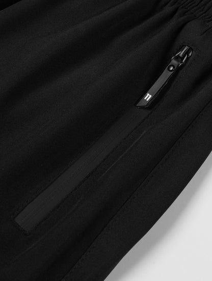 Men's Camo Athletic Shorts - Quick-Dry with Zippered Pockets