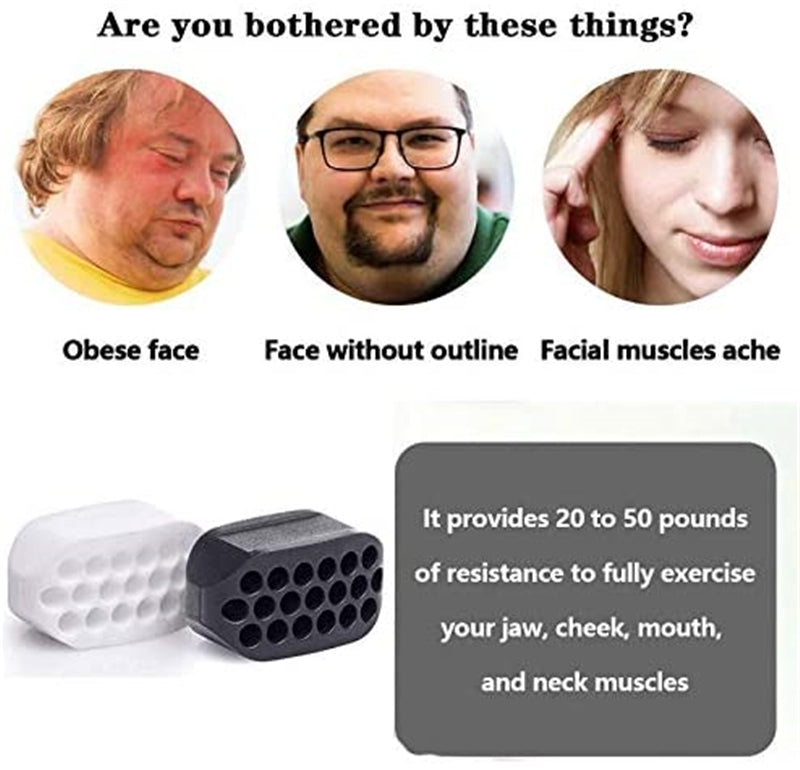 Jawline Exerciser - Facial Toning Ball for Defined Chin & Neck