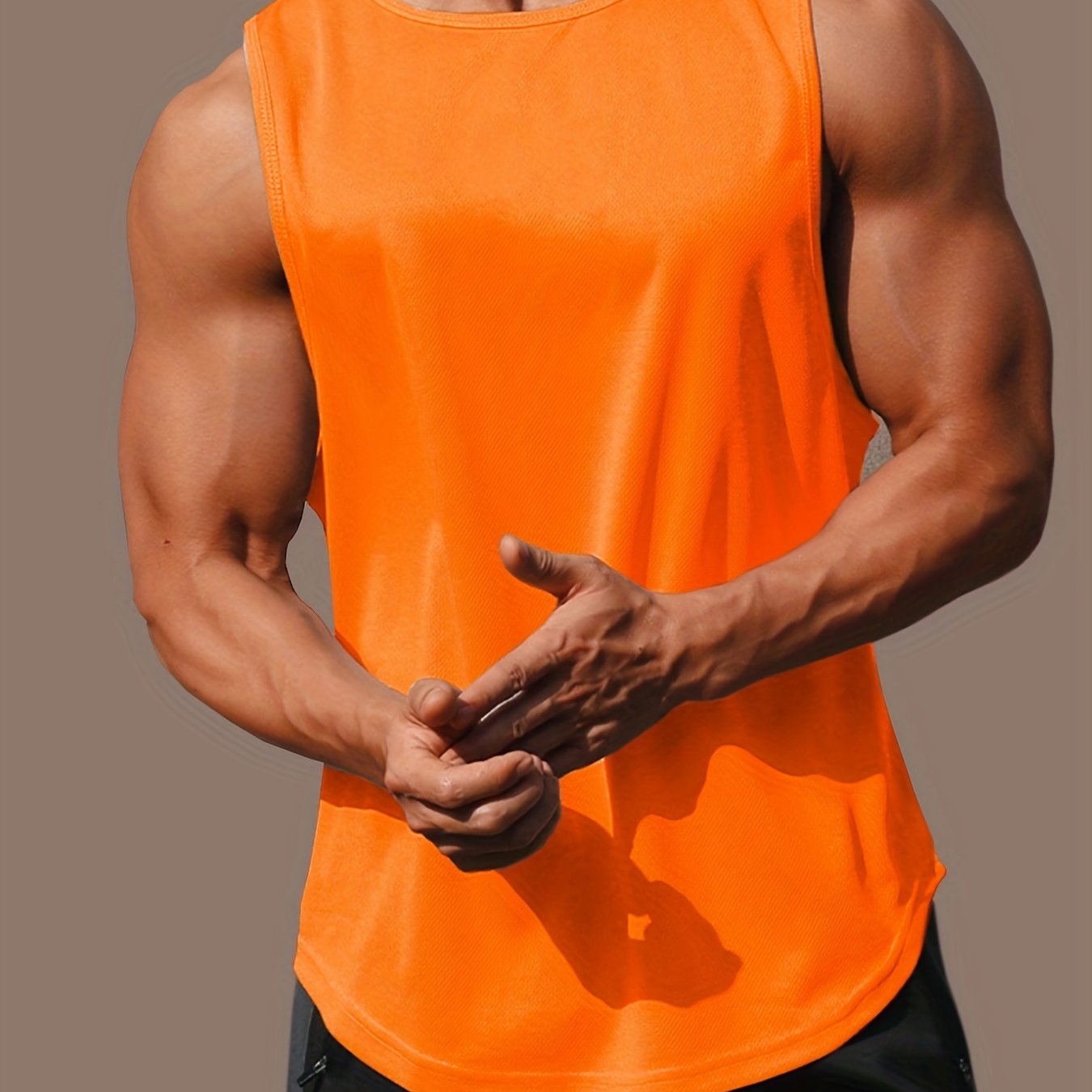Men's Quick-Dry Athletic Tank Top - Sleeveless Running Shirt