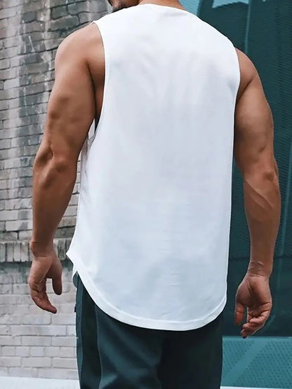 Men's Athletic Tank Tops - Quick-Dry Muscle Fit Gym Shirts