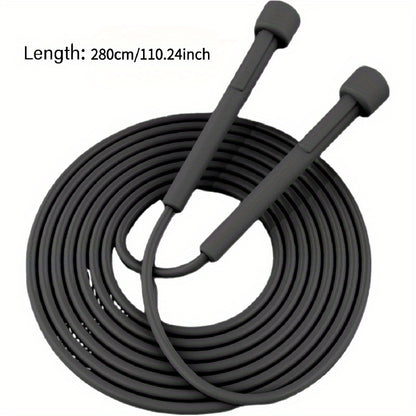 Adjustable Speed Jump Rope - Anti-Tangle PVC Rope with Ergonomic Handles