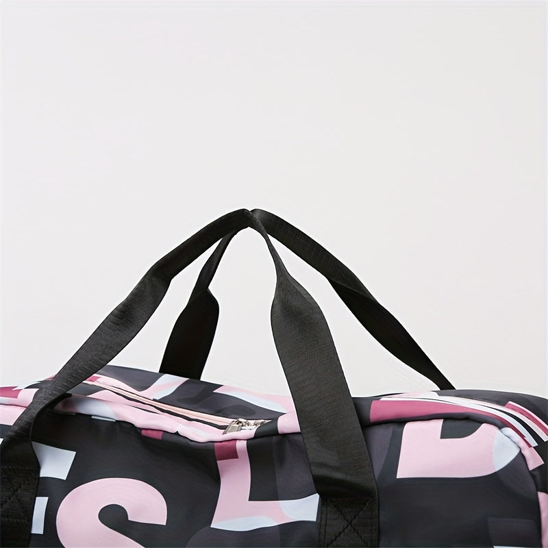 Large Capacity Gym Duffel Bag - Travel Sports Bag with Shoe Compartment