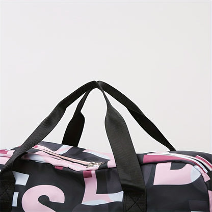 Large Capacity Gym Duffel Bag - Travel Sports Bag with Shoe Compartment