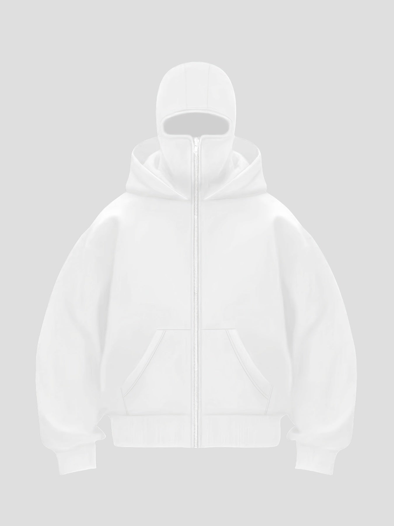Premium Full-Zip Performance Hoodie - Heavyweight Athletic Wear