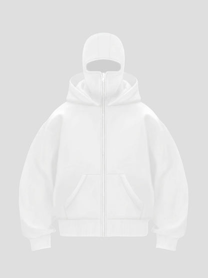 Premium Full-Zip Performance Hoodie - Heavyweight Athletic Wear