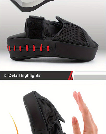 Curved Boxing Hand Target - Ergonomic Focus Mitts for MMA Training