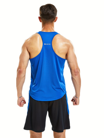 Men's Athletic Tank Tops 5-Pack - Quick-Dry Sleeveless Gym Shirts