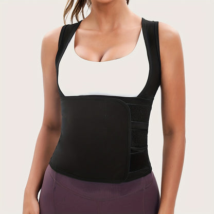 Women's Sweat Sauna Vest - Waist Trainer Shapewear for Workout