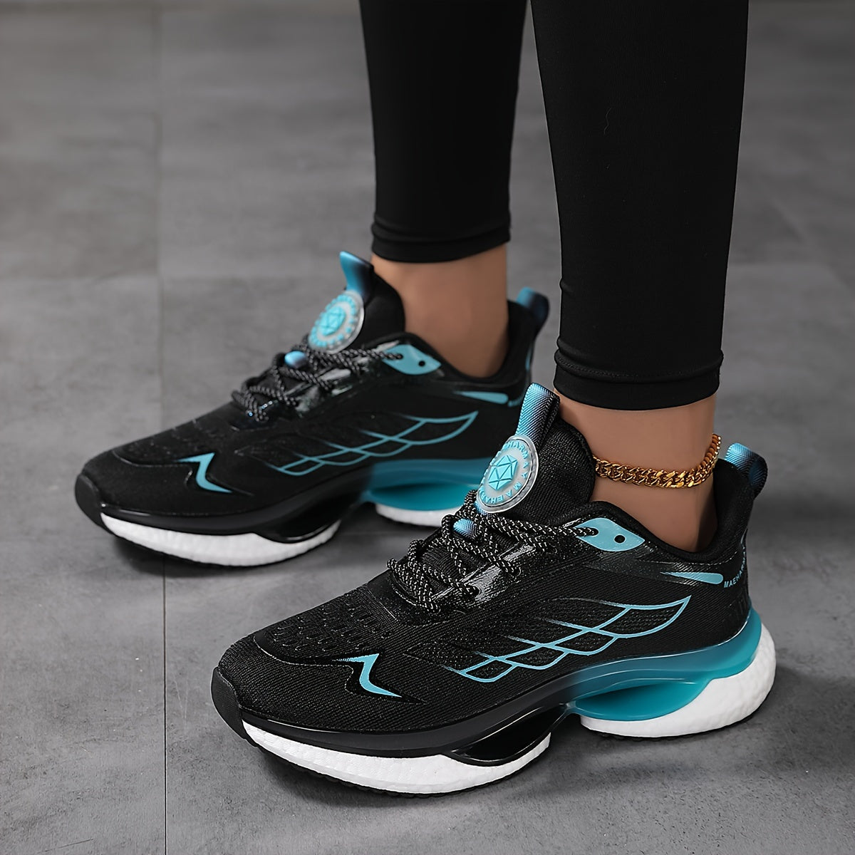 Women's Breathable Mesh Platform Sneakers - Comfortable All-Day Sport Shoes