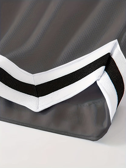 Men's Athletic Shorts - Chicago Print Drawstring Sport Shorts