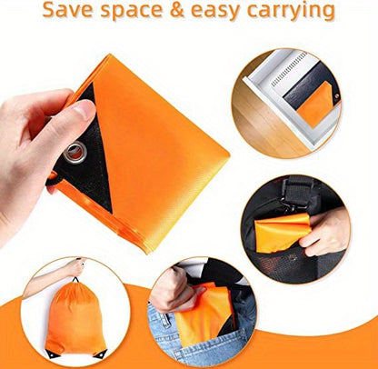 Nylon Drawstring Backpack - Lightweight 16" Gym Bag for Sports & Travel