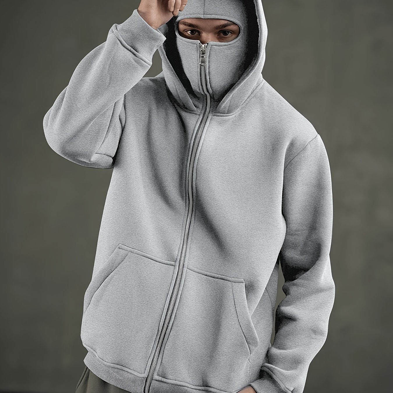 Premium Full-Zip Performance Hoodie - Heavyweight Athletic Wear