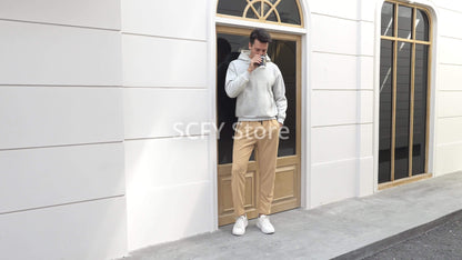 Men's Athletic Joggers - 2-Pack Sweatpants with Zippered Pockets