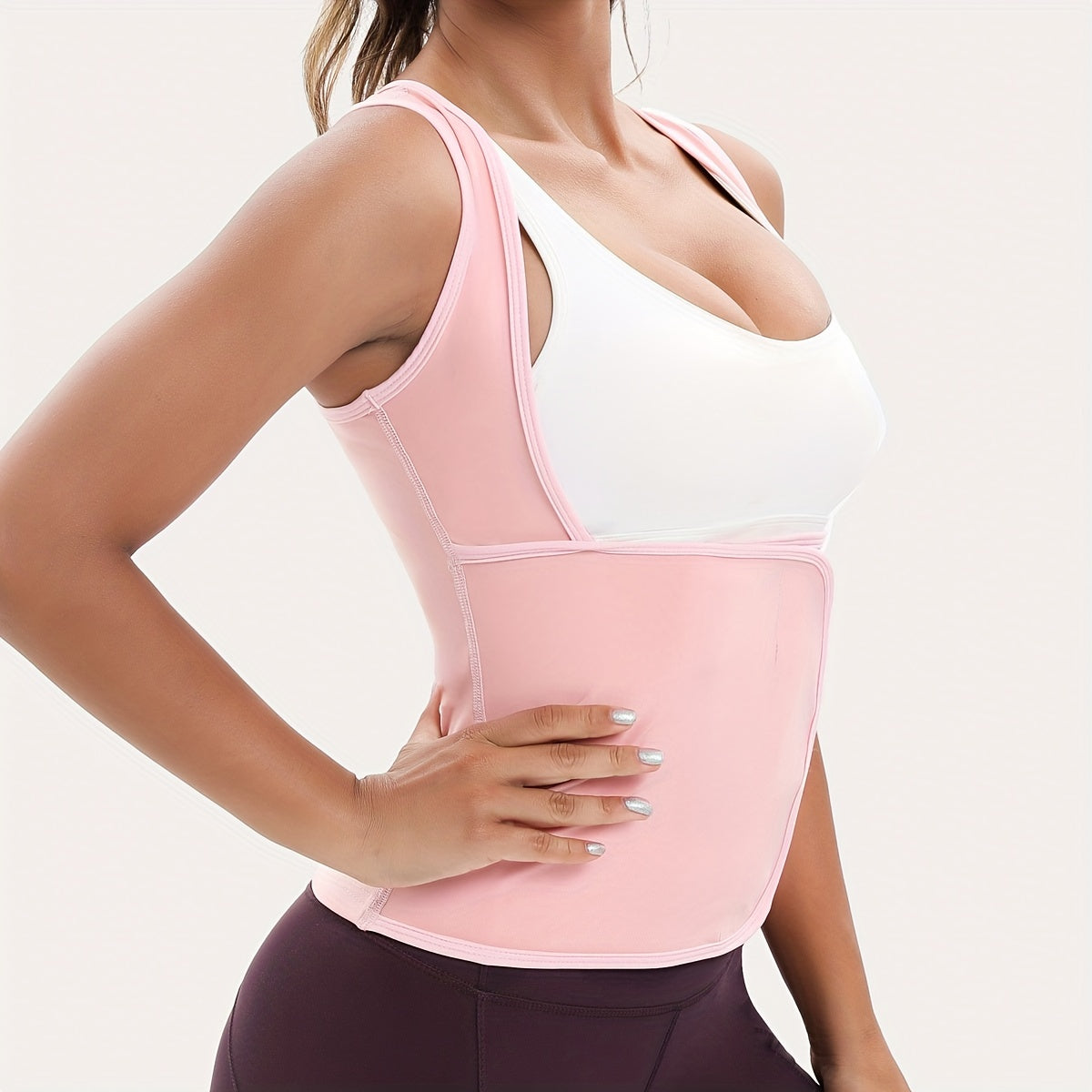 Women's Sweat Sauna Vest - Waist Trainer Shapewear for Workout