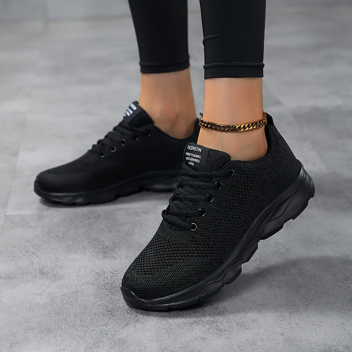 Women's Lightweight Mesh Running Sneakers - Breathable Outdoor Sport Shoes