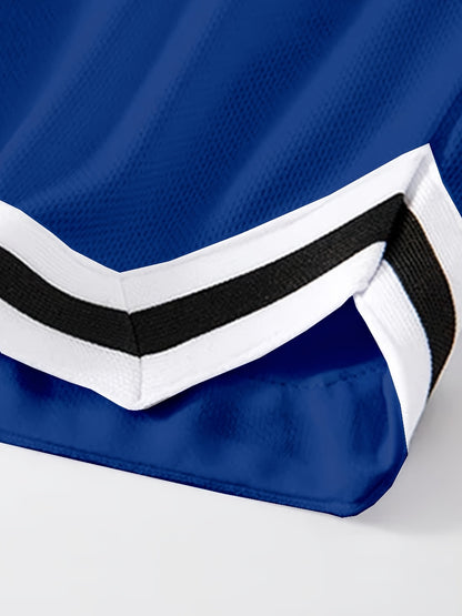 Men's Athletic Shorts - Chicago Print Drawstring Sport Shorts