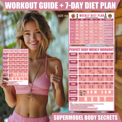 8-Piece Yoga Fitness Set - Complete Home Workout Kit with Resistance Bands