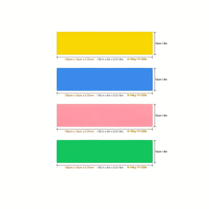 Latex Resistance Band - Elastic Workout Band for Pilates & Home Fitness