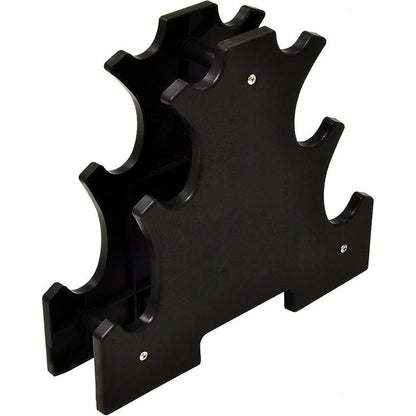 Professional Dumbbell Set with Storage Rack - Neoprene Hex Weights for Home Gym