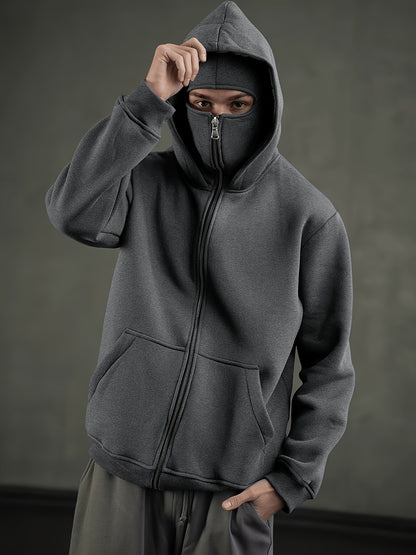 Premium Full-Zip Performance Hoodie - Heavyweight Athletic Wear