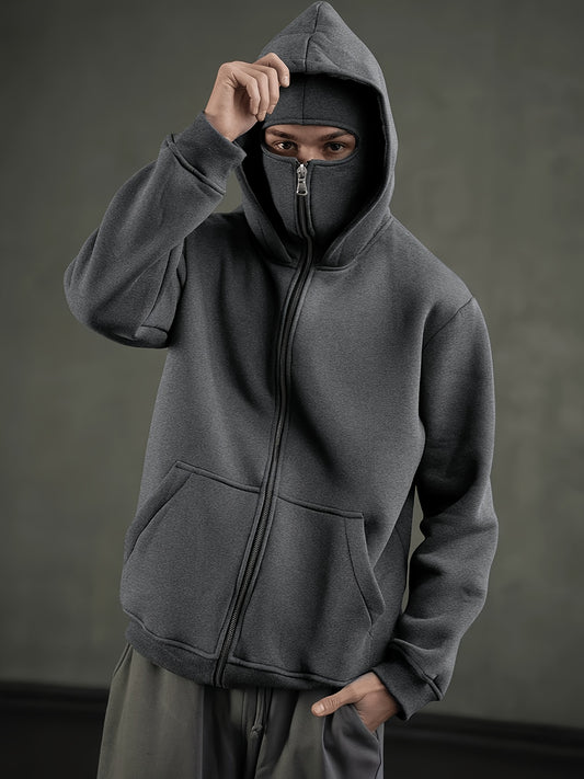 Premium Full-Zip Performance Hoodie - Heavyweight Athletic Wear