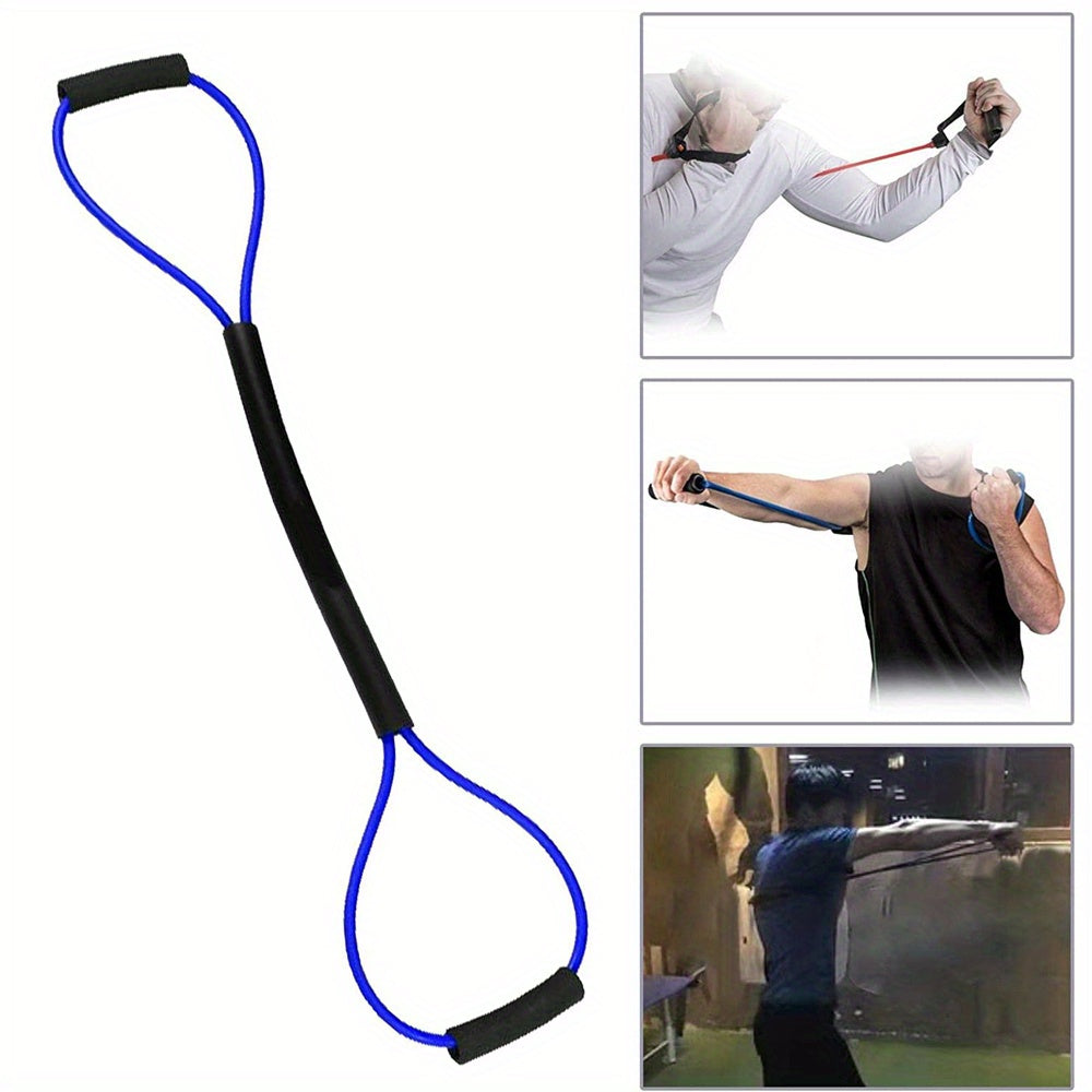 8-Shaped Boxing Resistance Band - TPE Tension Belt for MMA Training
