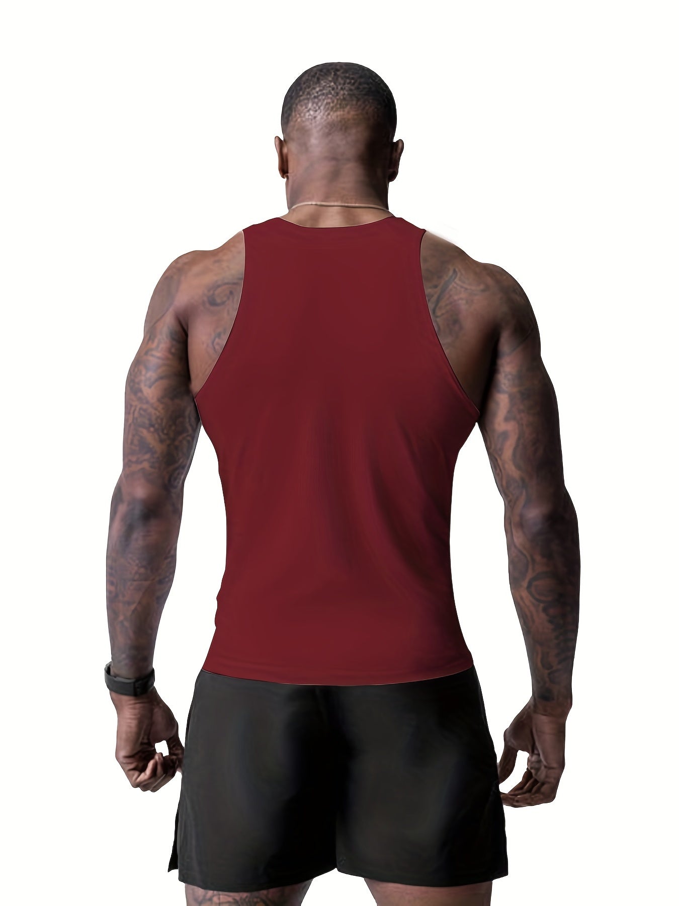 Men's Muscle-Fit Tank Top - Quick-Dry Bodybuilding Gym Shirt