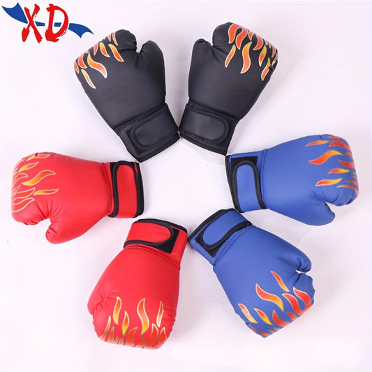 1 Pair of Taekwondo/Boxing/Sanda/Martial Arts Gloves - Perfect for Indoor And Outdoor Training, Suitable for Kids Aged 5-12 - a Great Christmas Gift Or New Year Present.