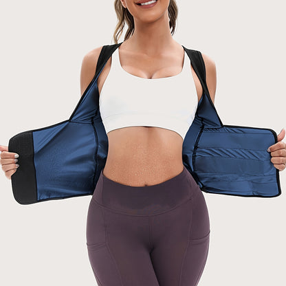 Women's Sweat Sauna Vest - Waist Trainer Shapewear for Workout