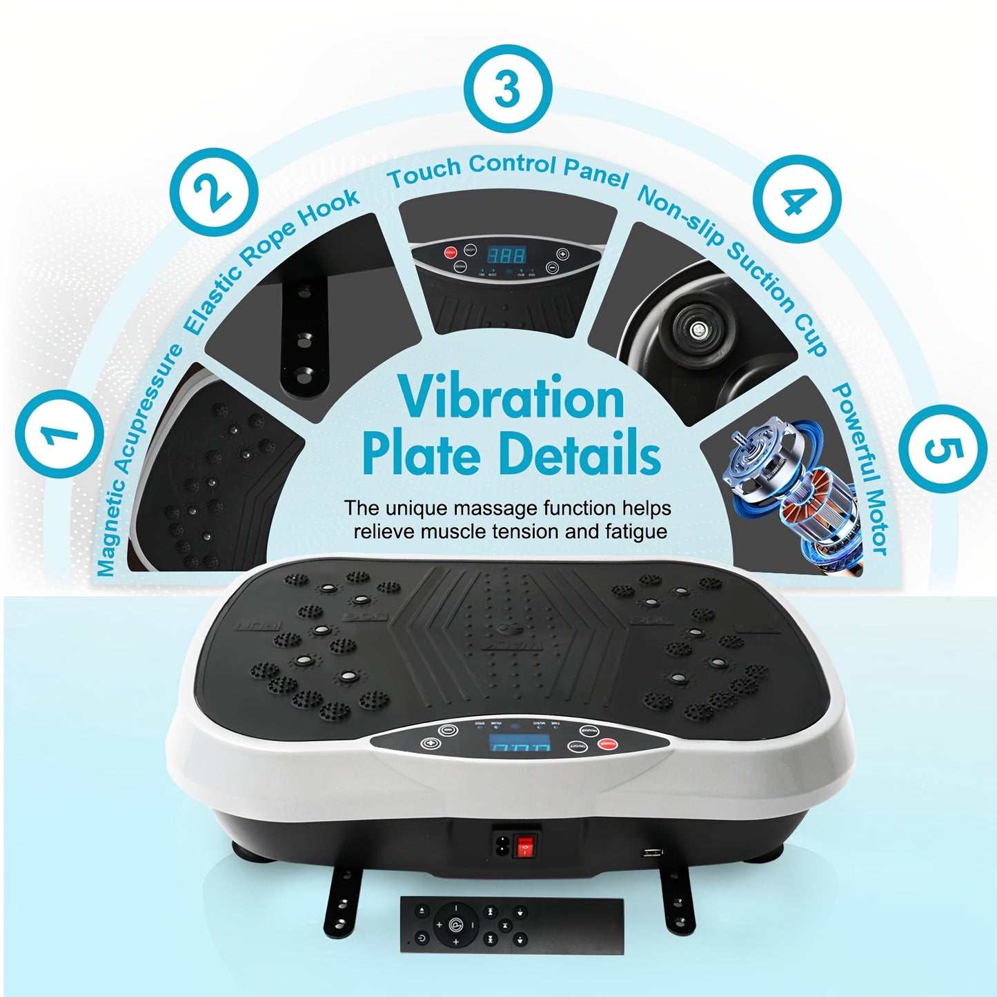 Vibration Platform COMPACT - Entry Level Home Fitness Machine