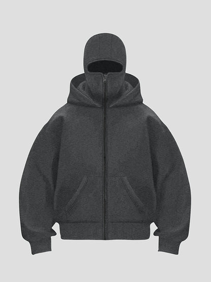 Premium Full-Zip Performance Hoodie - Heavyweight Athletic Wear