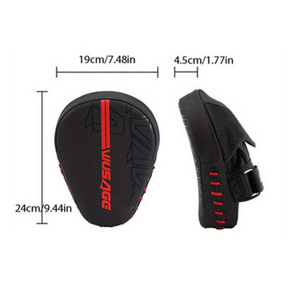 Curved Boxing Hand Target - Ergonomic Focus Mitts for MMA Training