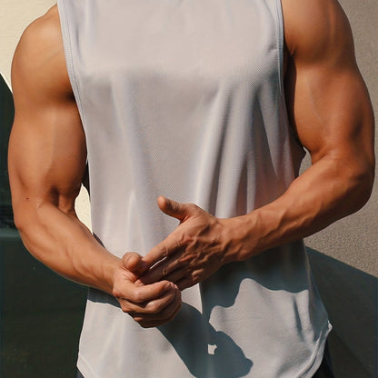 Men's Quick-Dry Athletic Tank Top - Sleeveless Running Shirt
