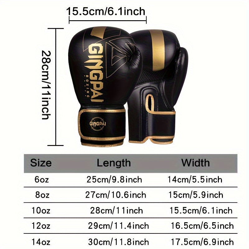 Professional Boxing Gloves - Thai Boxing & Kickboxing Gloves 6-14oz