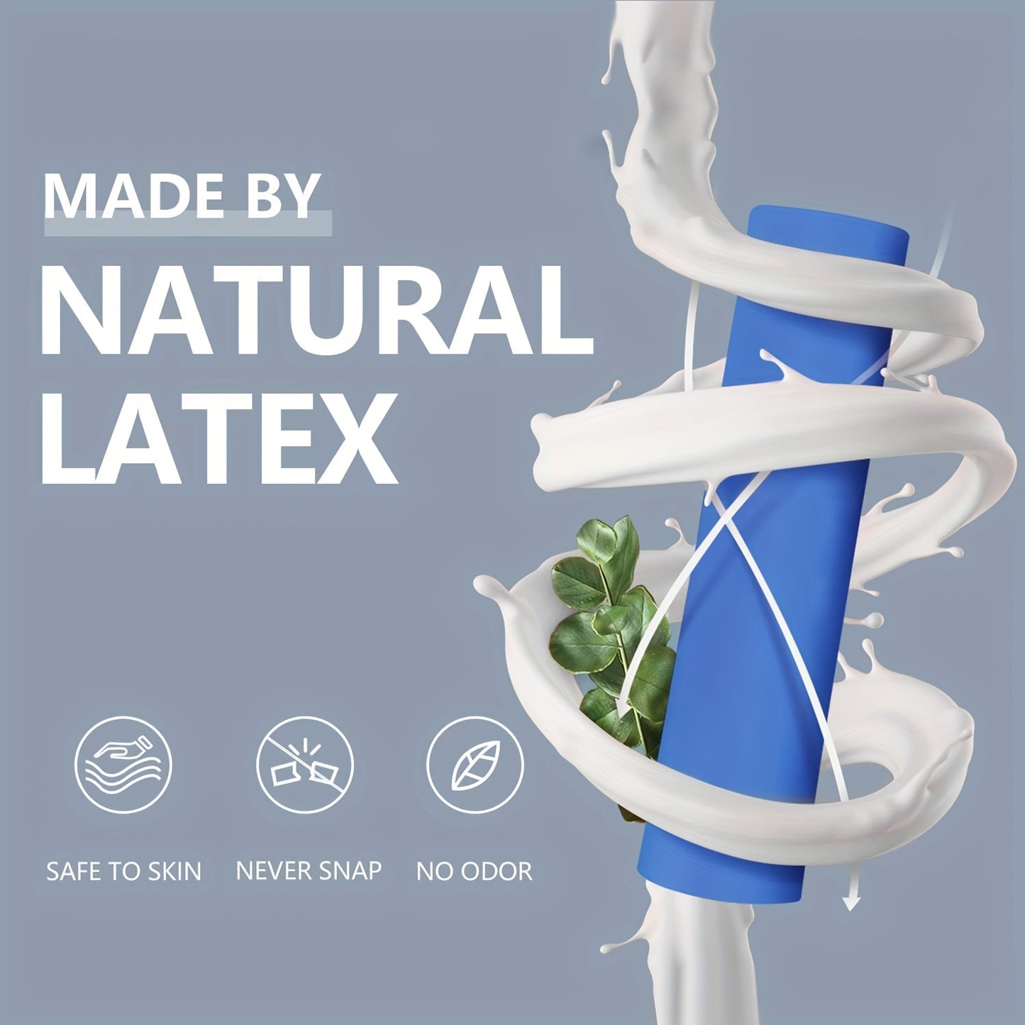 Latex Resistance Band - Elastic Workout Band for Pilates & Home Fitness