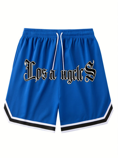 Men's Athletic Shorts - Chicago Print Drawstring Sport Shorts