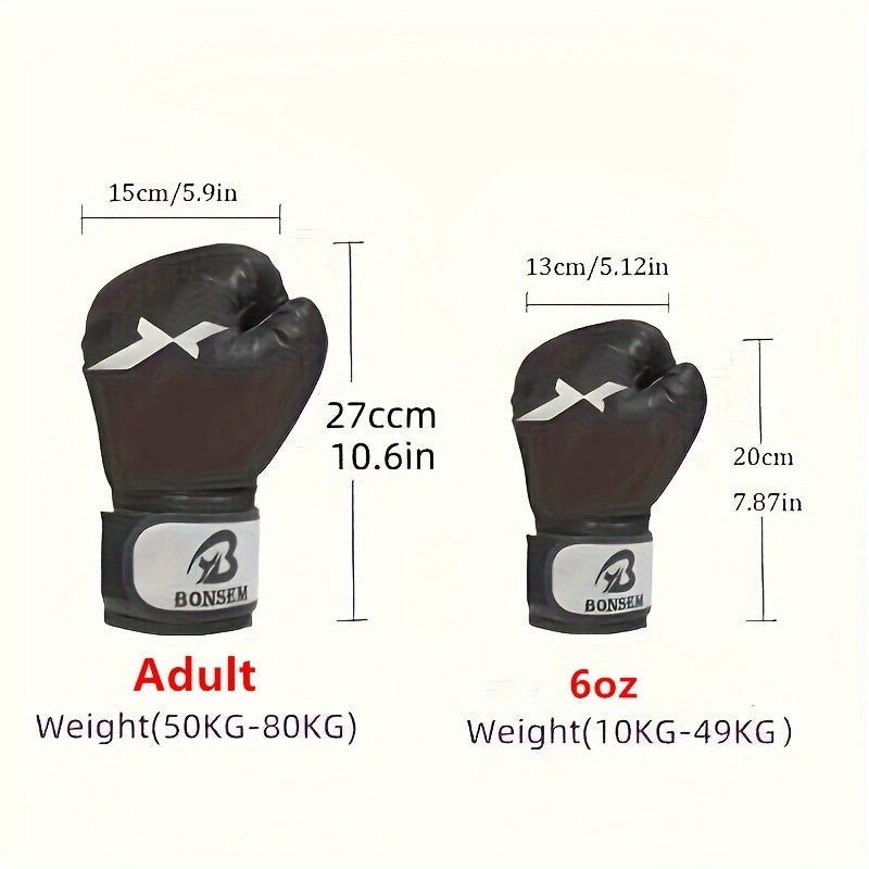 Boxing Training Gloves - Professional Sparring Gloves for Men & Women