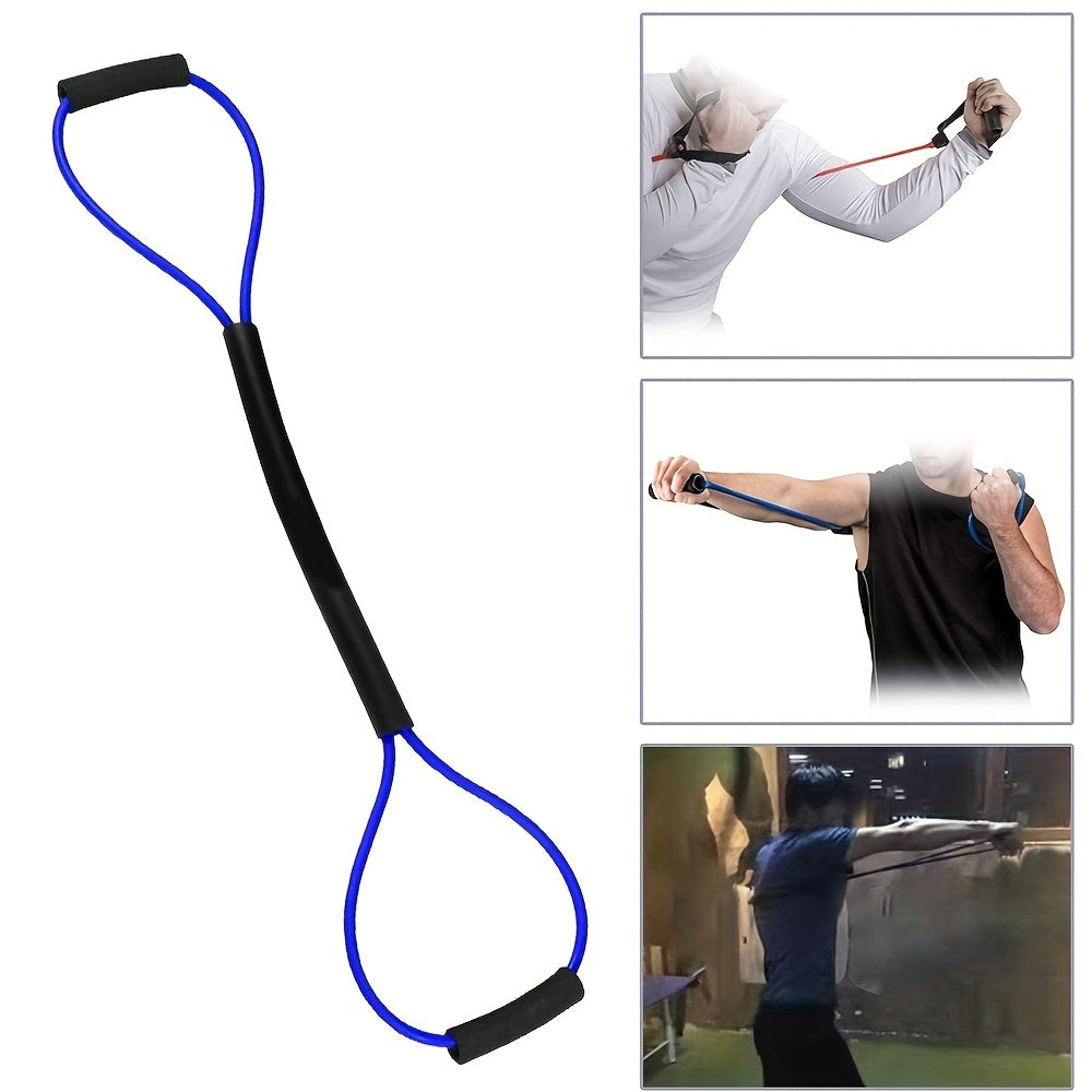 8-Shaped Boxing Resistance Band - TPE Tension Belt for MMA Training