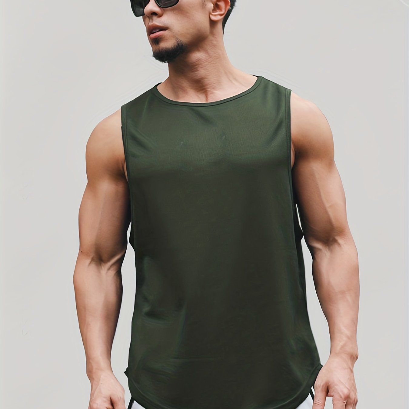 Men's Quick-Dry Athletic Tank Top - Sleeveless Running Shirt