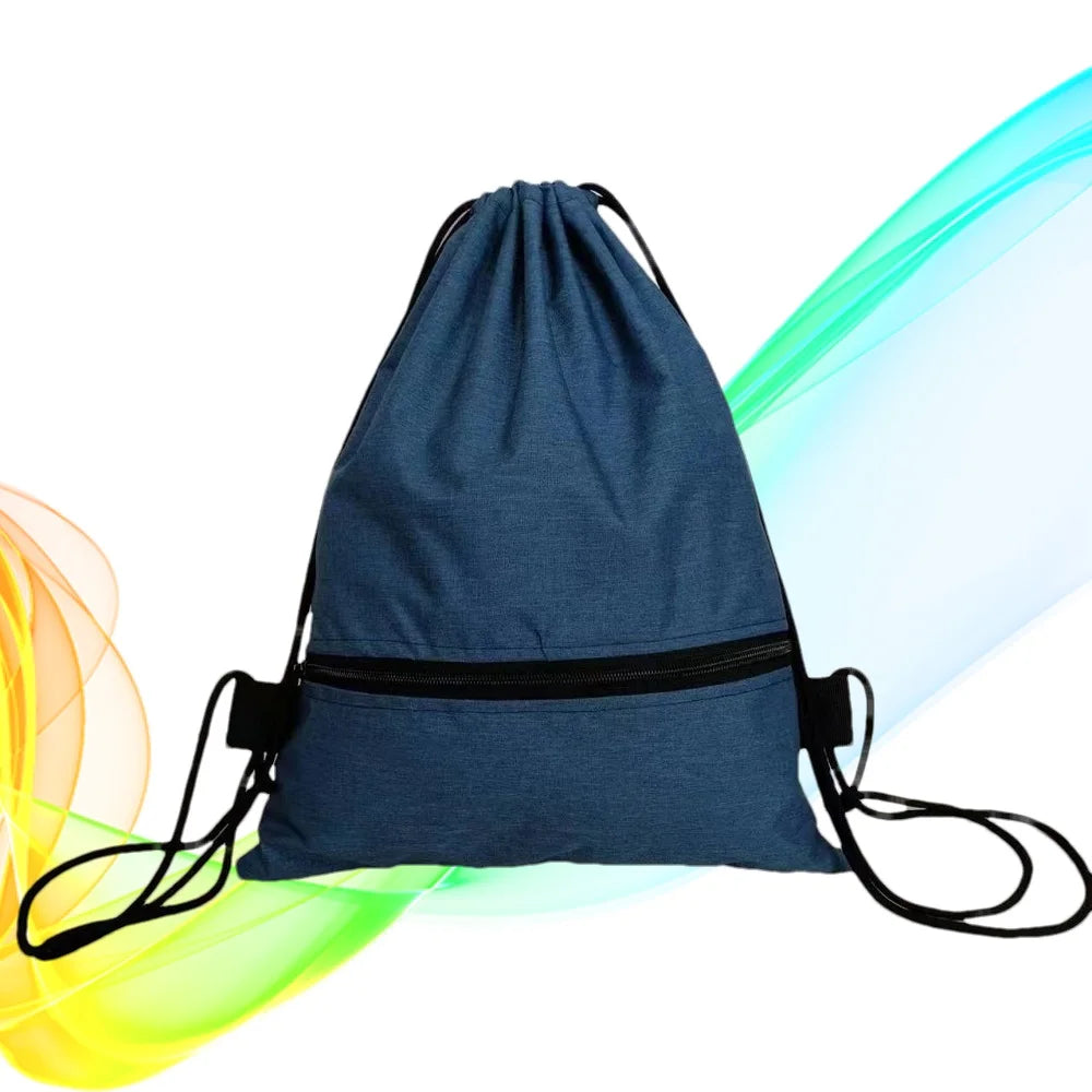 Eco-Friendly Drawstring Backpack - Lightweight Durable Gym Bag | Perfect for Travel, Sports & Daily Use