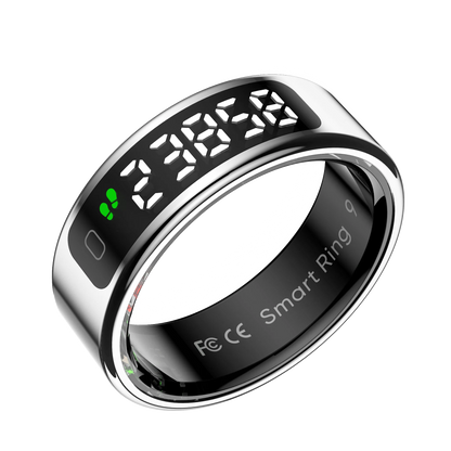 Smart Fitness Ring - Health Monitor with Heart Rate & Sleep Tracking