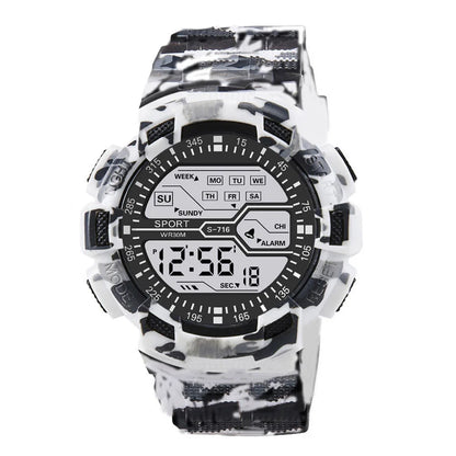 Military Digital Sports Watch - Waterproof LED Tactical Watch for Men