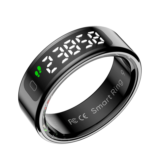 Smart Fitness Ring - Health Monitor with Heart Rate & Sleep Tracking