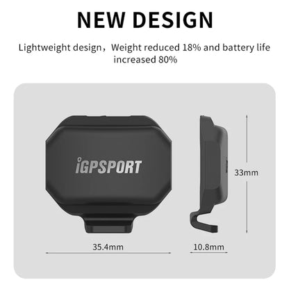 IGPSPORT Cycling Sensors - Speed, Cadence & Heart Rate Monitor for Bike Computers