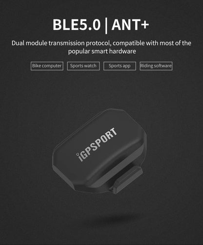 IGPSPORT Cycling Sensors - Speed, Cadence & Heart Rate Monitor for Bike Computers