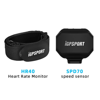 IGPSPORT Cycling Sensors - Speed, Cadence & Heart Rate Monitor for Bike Computers